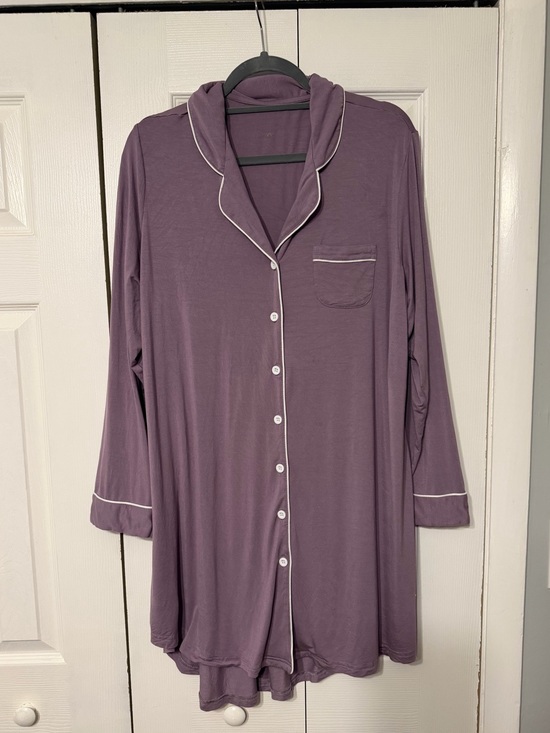 Senert Other - Senert- Women’s Button Down Nightgown - Purple XXL